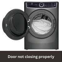 electrolux washer door not closing